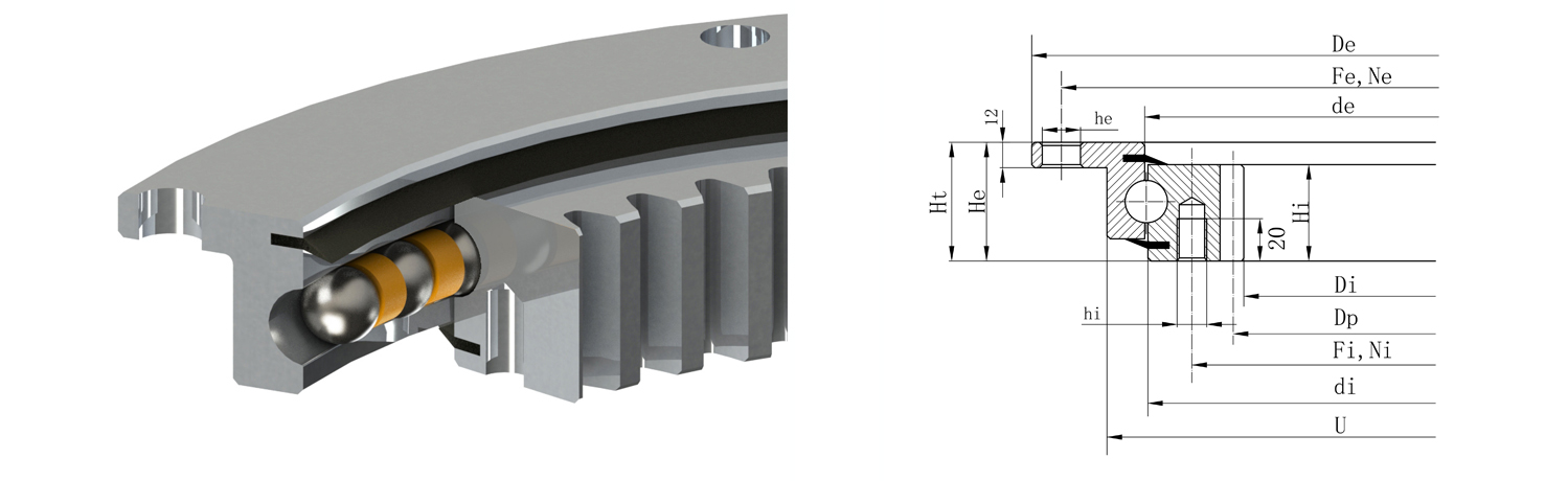 法蘭式轉盤軸承的特點及用途是什么？在安裝過程中有哪些問題？